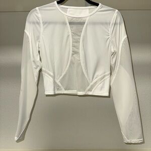 Lululemon Mesh Paneled Training Long Sleeve Top